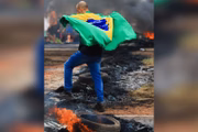 A manifestação teve início após a derrota do atual presidente nas urnas para Luiz Inácio Lula da Silva (PT)