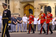 Funcionários do Castelo de Windsor prestaram homenagem final à monarca 
