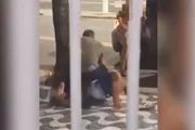 O autor do crime fugiu após as agressões