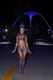 Irina Shayk, supermodelo russa, no Carnaval do Rio de Janeiro em 2025