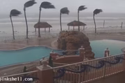 Vídeo: piscina de resort desaparece após passagem do furacão Milton